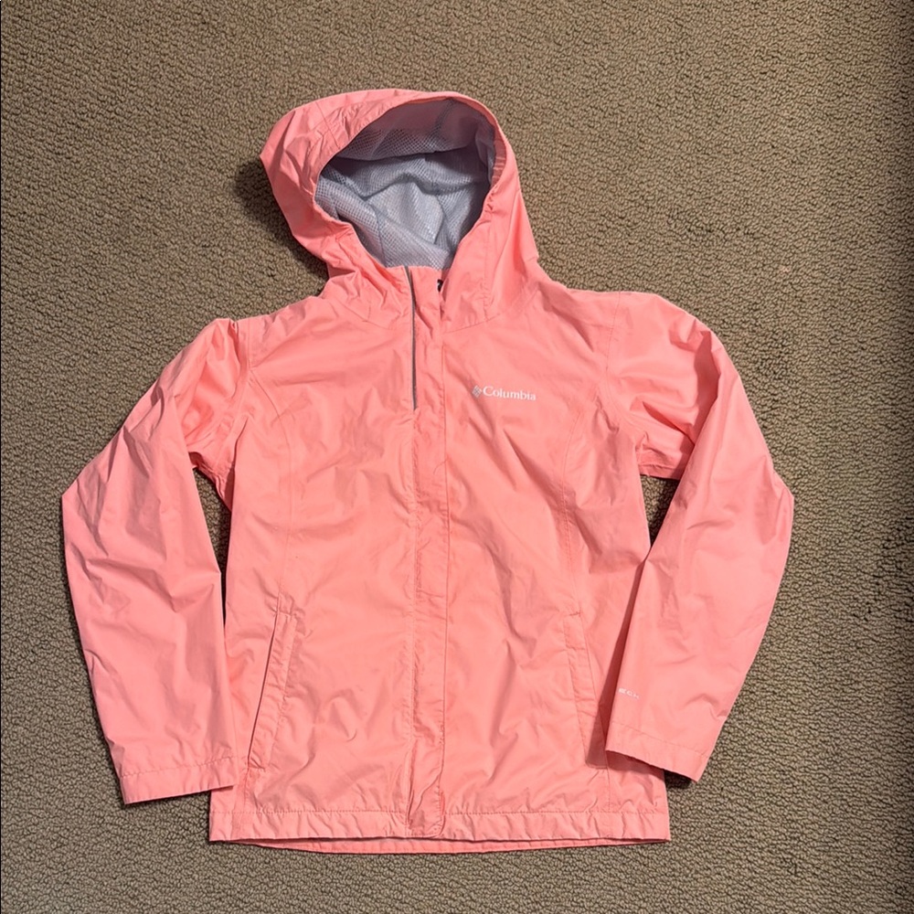 Columbia Coral Reef Raincoat Lightweight Water-Resistant